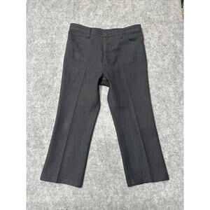 Wrangler 82HK Dress Pants Men's Size 38x29 Black Cotton Pants